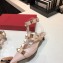 Valentino Heel 4cm Calfskin Roman Stud Pumps Nude 2021