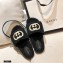Gucci Merino Wool Slide Sandals with Interlocking G 646225 Black 2021