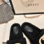 Gucci Merino Wool Slide Sandals with Interlocking G 646225 Black 2021