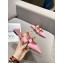 Valentino Calfskin Roman Stud Flat Mules Pink 2021