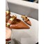 Valentino Calfskin Roman Stud Flat Mules Brown 2021