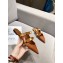 Valentino Calfskin Roman Stud Flat Mules Brown 2021