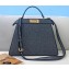 Fendi Gray Flannel Peekaboo ISEEU Medium Bag 2021