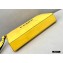 Fendi Leather Flat Pouch Clutch Bag Yellow 2021
