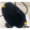 Fendi Leather Pack Small Shopping Bag Yellow 2020