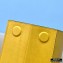 Fendi Leather Pack Medium Shopping Bag Yellow 2021