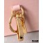 Fendi Leather Box Key Ring Bag Charm Pale Pink 2021