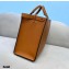 Fendi Leather Medium Peekaboo X-Tote Shopper Bag Brown 2020