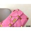 Valentino Large Roman Stud Nappa Chain Bag Pink 2021