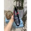 Prada Heel 7.5cm Two-tone Mary Jane Pumps Black with Strap 2021