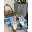 Prada Heel 7.5cm Two-tone Mary Jane Pumps Patent Beige 2021