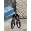 Prada Heel 7.5cm Two-tone Mary Jane Pumps Black 2021