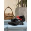 Prada Heel 7.5cm Two-tone Mary Jane Pumps Patent Black 2021