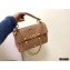 Valentino Large Roman Stud Nappa Chain Bag Nude 2021