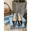 Prada Heel 6cm Leather Slingbacks Black 2021