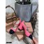 Miu Miu Heel 7cm Patent Leather Pumps Pink with Chain Strap 2021