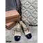 Miu Miu Heel 7cm Patent Leather Pumps Beige with Chain Strap 2021
