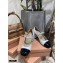 Miu Miu Heel 7cm Patent Leather Pumps White with Chain Strap 2021
