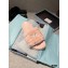 Prada Heel 3cm Wool Triangle Logo Slides Pink 2021