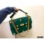 Valentino Large Roman Stud Nappa Chain Bag Green 2021