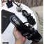 Saint Laurent Heel 5cm Cassandra Mules Patent Black with Monogram YSL Logo
