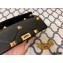 Valentino Large Roman Stud Nappa Chain Bag Black 2021