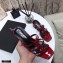 Saint Laurent Heel 5cm Cassandra Mules Patent Red with Monogram YSL Logo
