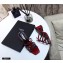 Saint Laurent Heel 5cm Cassandra Mules Patent Red with Monogram YSL Logo