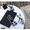 Saint Laurent Heel 5cm Cassandra Mules White with Monogram YSL Logo