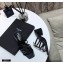 Saint Laurent Heel 5cm Cassandra Mules Black with Monogram YSL Logo