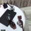 Saint Laurent Heel 5cm Cassandra Mules Brown with Monogram YSL Logo