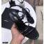 Saint Laurent Crystals Cassandra Sandals Black with Monogram YSL Logo Heel 10.5cm