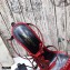 Saint Laurent Crystals Cassandra Sandals Patent Red with Monogram YSL Logo Heel 10.5cm