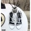 Saint Laurent Cassandra Sandals White with Monogram YSL Logo Heel 10.5cm
