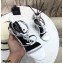Saint Laurent Cassandra Sandals White with Monogram YSL Logo Heel 10.5cm