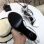 Saint Laurent Cassandra Sandals White with Monogram YSL Logo Heel 10.5cm