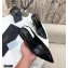 Saint Laurent Opyum Slingback Pumps Patent Black with Black Interlocking YSL Logo Heel 11cm