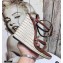 Saint Laurent Cassandra Wedge Espadrilles Brown with Gold Palm Monogram YSL Logo Heel 10.5cm