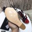 Saint Laurent Cassandra Wedge Espadrilles Patent Red with Monogram YSL Logo Heel 10.5cm