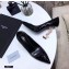 Saint Laurent Opyum Pumps Patent Black with Pink Gold Interlocking YSL Logo Heel 11cm