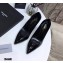 Saint Laurent Opyum Pumps Patent Black with Black Interlocking YSL Logo Heel 11cm