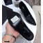 Saint Laurent Opyum Pumps Patent Black with Black Interlocking YSL Logo Heel 11cm
