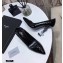 Saint Laurent Opyum Pumps Patent Black with Black Interlocking YSL Logo Heel 11cm