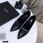Saint Laurent Opyum Pumps Black with Gold Interlocking YSL Logo Heel 11cmSaint Laurent Opyum Pumps Black with Gold Interlocking YSL Logo Heel 11cm