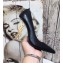 Saint Laurent Opyum Pumps Black with Gold Interlocking YSL Logo Heel 11cm