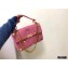 Valentino Large Roman Stud Nappa Chain Bag Pink 2021