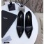 Saint Laurent Opyum Pumps Patent Black with Snake Gold Interlocking YSL Logo Heel 11cm
