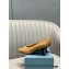Prada Pointy Toe Pumps Khaki with Medium Heel 2021