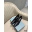 Prada Pointy Toe Pumps Black with Medium Heel 2021