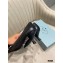 Prada Pointy Toe Pumps Black with Medium Heel 2021